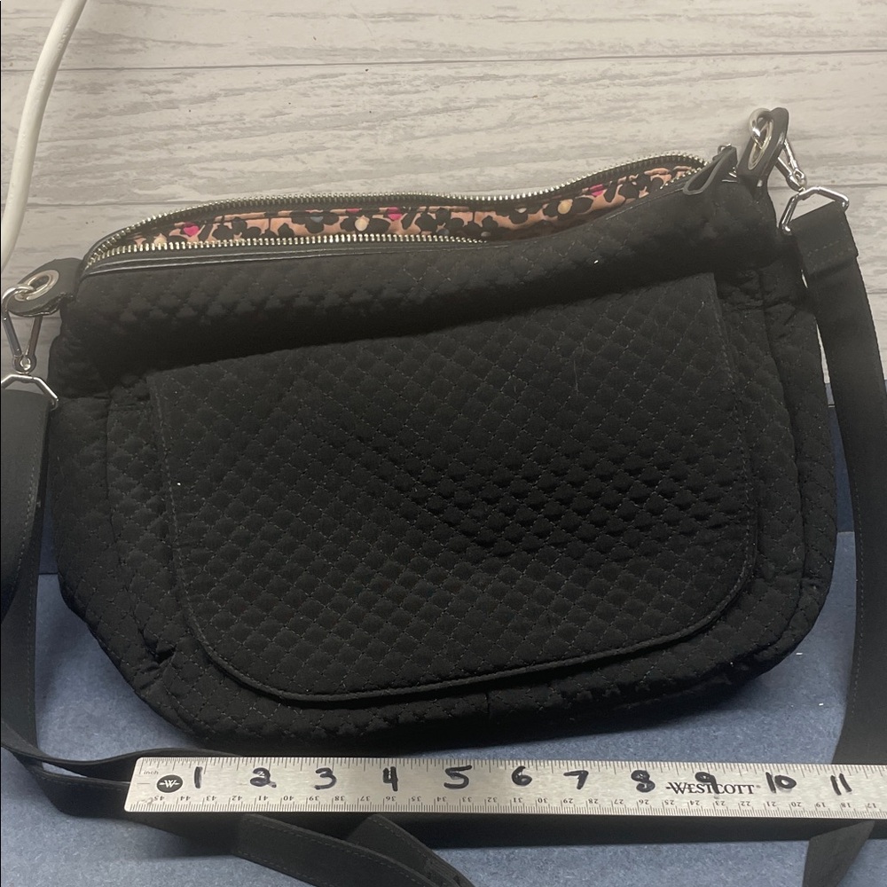 Vera Bradley Black Quilted Crossbody Bag